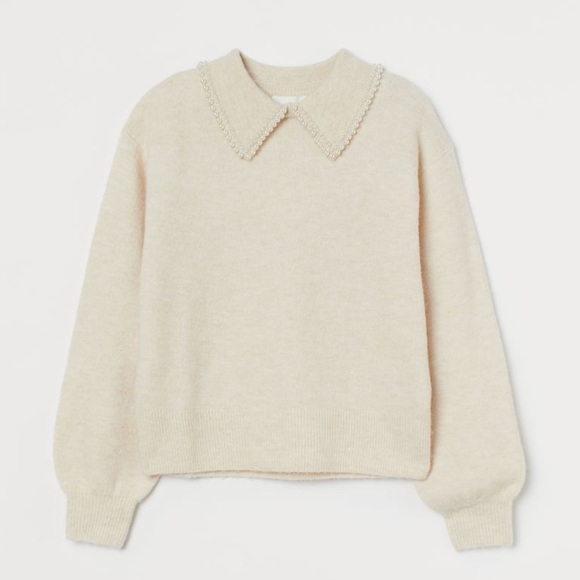 H\u0026M | Sweaters | Hm Cream Pearl 